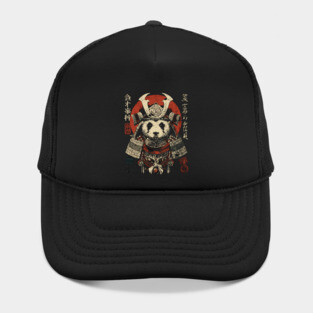 Panda Warrior in Sacred Armor – Japanese Ink Style Hat