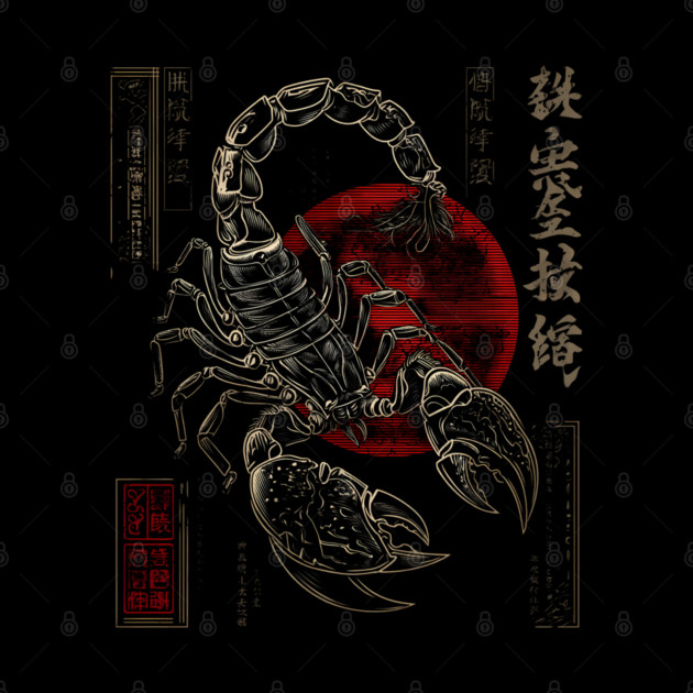 Celestial Scorpion in Cosmic Japanese Ink by TuncGK
