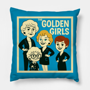 50s golden girls Pillow