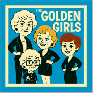 50s golden girls Posters and Art