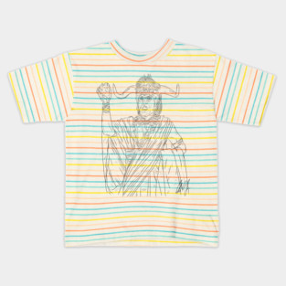 Temple of Doom: KALI MAAA [Outline] Kids T-Shirt