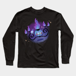 Cute fire ghost buddies Long Sleeve T-Shirt