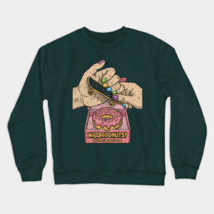 WRONG DONUTS – Tastes Like Kickflip. Crewneck Sweatshirt
