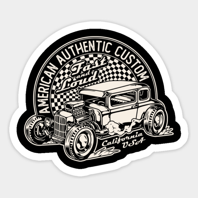 American Custom Hot Rod Magnet by Timeless Chaos