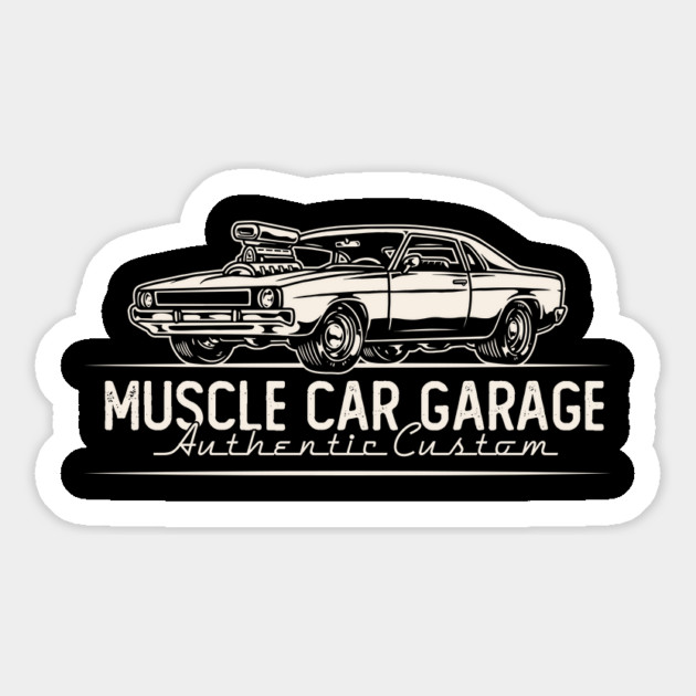 Muscle Car Garage Magnet by Timeless Chaos