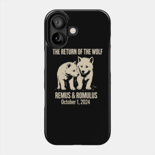 The Return of the Dire Wolf – Remus & Romulus Silhouette Design Phone Case