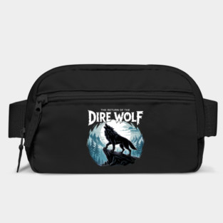 The Return of the Dire Wolf – Howling Wolf in Dark Forest Full Moon Scene Bag