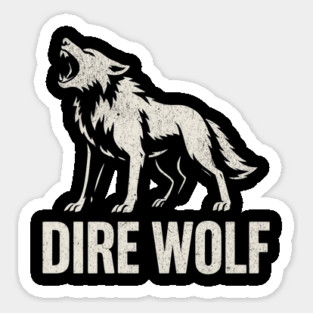 Dire-Wolf Sticker