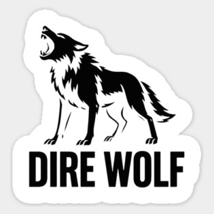 Dire Wolf Sticker