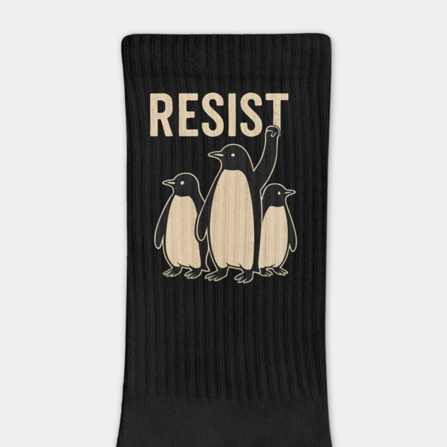 Resist Penguin by ArtistTee ⭐⭐⭐⭐⭐