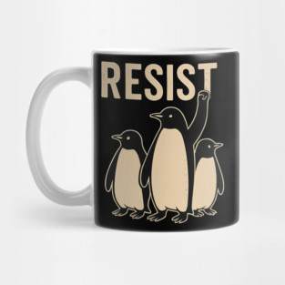 Resist Penguin Mug