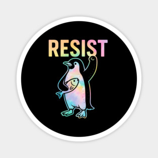 Resist-Penguin Magnet