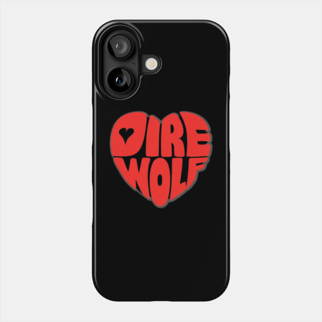 Dire-Wolf Phone Case by Creatifly Graphic Tees