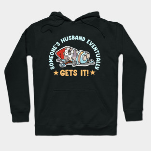 Bluey Hammerbarn, Bluey Someone's Husband Eventually Gets it, Bluey Hammerbarn Meme Hoodie