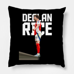 Declan Rice Vector Art Pillow