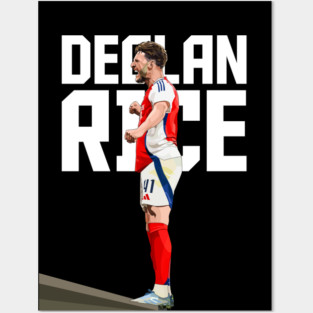 Declan Rice Vector Art Posters and Art