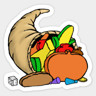 Board Game Cornucopia Magnet