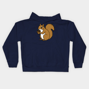 Nuts about Squirrels Kids Hoodie