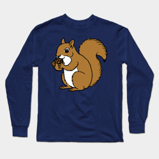 Nuts about Squirrels Long Sleeve T-Shirt