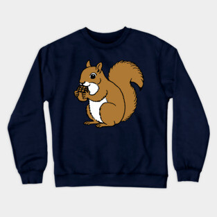 Nuts about Squirrels Crewneck Sweatshirt
