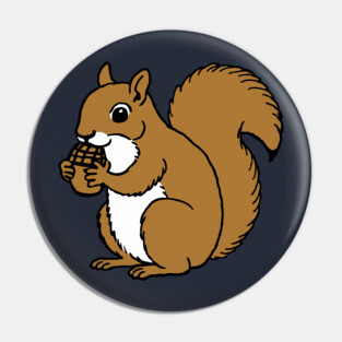 Nuts about Squirrels Pin