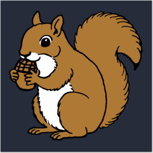 Nuts about Squirrels Posters and Art