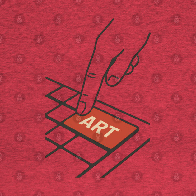 Press ART to Begin by Hobby Helpers Merch