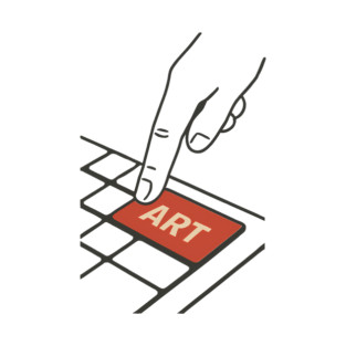 Press ART to Begin T-Shirt