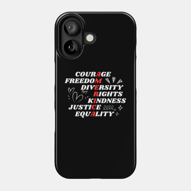 Anti Trump America Phone Case by The WYLD Tribe