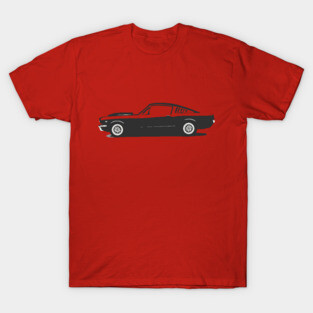 Ford Mustang 65 fastback illustration T-Shirt