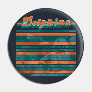 Miami Dolphins Style Pin