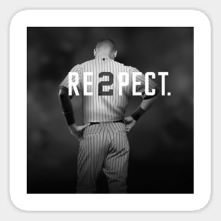 Derek Jeter Respect Vintage Sticker