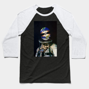 Cosmic Divide: The Inner Voyager’s Journey Across Fractured Realities Baseball T-Shirt