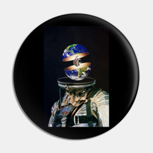 Cosmic Divide: The Inner Voyager’s Journey Across Fractured Realities Pin