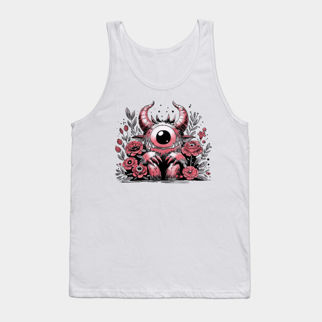 Spring Flower Monster Tank Top by H. R. Sinclair
