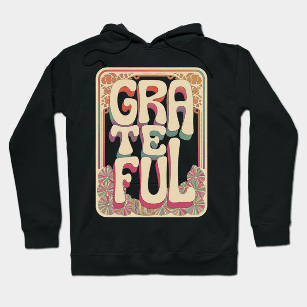 Grateful – Faith-Filled Vintage Typograph Hoodie by Rox