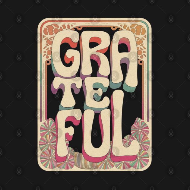 Grateful – Faith-Filled Vintage Typograph by Rox