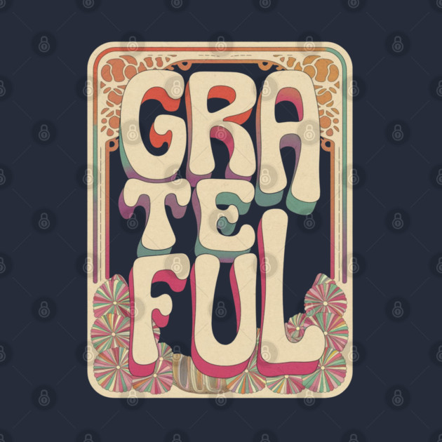 Grateful – Faith-Filled Vintage Typograph by Rox