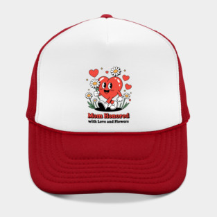 Mom honored with Love and Flowers - Christian Mom shirt Hat