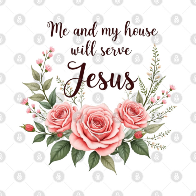 Christian Home – As for Me and My House, We Will Serve Jesus by Rox