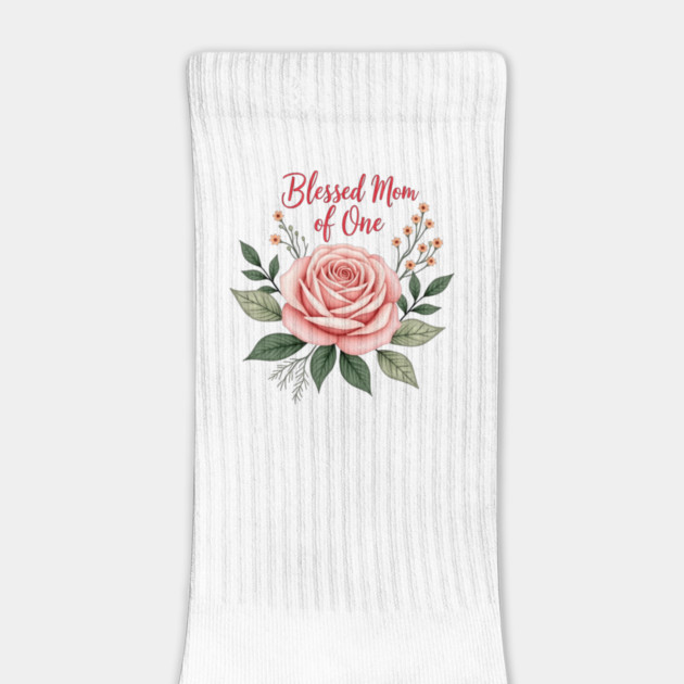 Blessed mom of one - Mom tshirt by Rox