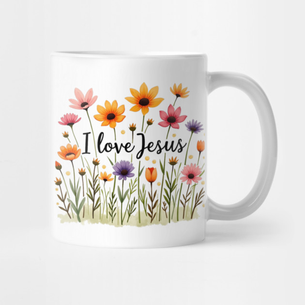 Mom loves Jesus - I love Jesus by Rox