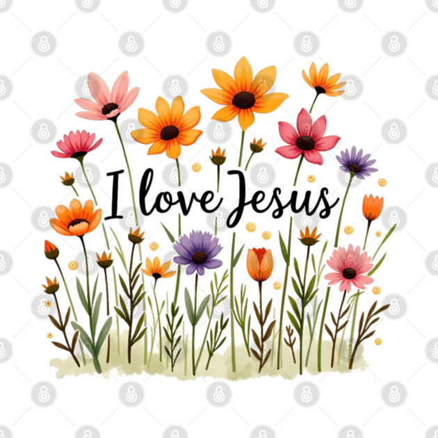 Mom loves Jesus - I love Jesus by Rox