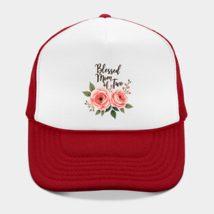 Blessed Mom of Two – Christian Motherhood Gift for Moms with Two Kids Hat