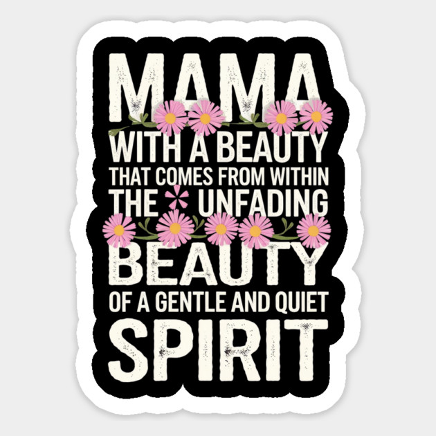 Christian Mama – Gentle and Quiet Spirit (1 Peter 3:4 Inspired) Magnet by Rox