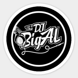 DJ Big Al Circle Logo Magnet