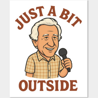 Just a Bit Outside – Funny Baseball Announcer Tribute Posters and Art