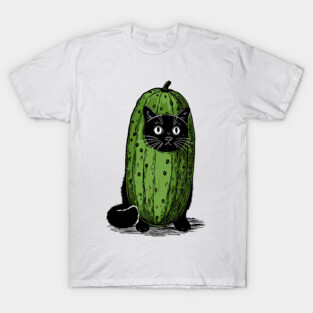 Kitty In A Pickle Costume Color T-Shirt