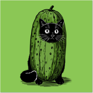 Kitty In A Pickle Costume Color Posters and Art