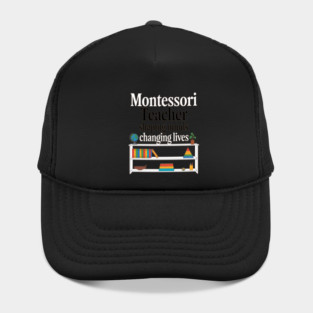 Montessori Teacher Method School Worker Montessori Worker Hat